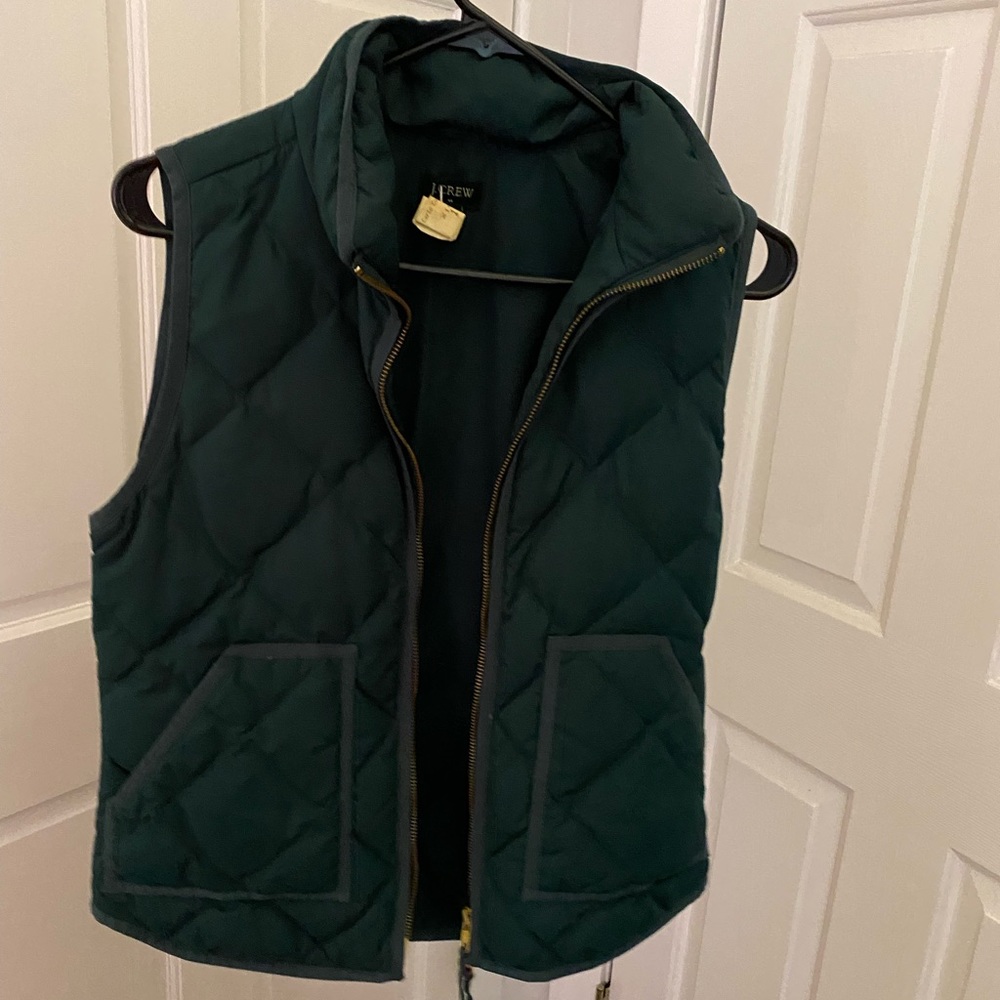 J Crew Hunter Green Vest
